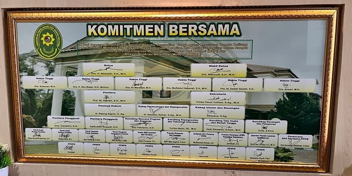 Dokumentasi Zona Integritas PTA Babel